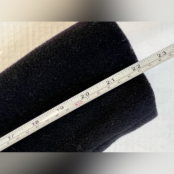 J Crew Coat Women  Black Wool Top Overcoat Mid Length Classic Capsule - Picture 6 of 9